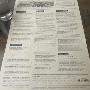First Watch - Breakfast menu - Breakfast & Brunch Near Me - Boca Raton, Florida