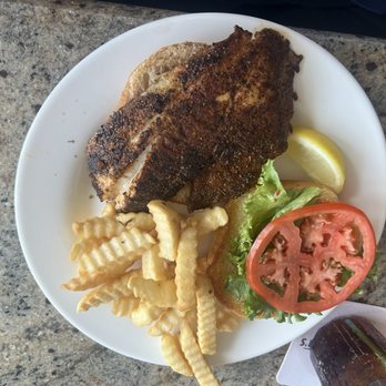 Dewey Destin's Harborside - Blackened snapper - Seafood Near Me - Destin, Florida