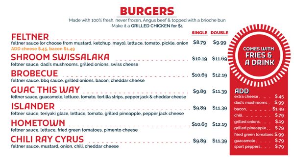 Menu photo 1 Feltner Brothers Fayetteville, AR
