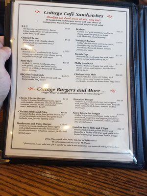 Menu photo 5 Cottage Cafe Spokane Valley, WA Menu photo 5 Cottage Cafe Spokane Valley, WA