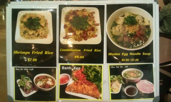 Menu photo 7 Pho Quynh Houston, TX