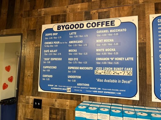 Menu photo 6 ByGood Coffee Winston-Salem, NC Menu photo 6 ByGood Coffee Winston-Salem, NC