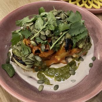 Dizengoff - Roasted Cauliflower Passionfruit Amba, Poblano, Schug, Pepitas - Middle Eastern Near Me - Philadelphia, Pennsylvania