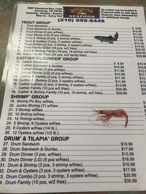Menu photo 3 Bayseas Restaurant Universal City, TX Menu photo 3 Bayseas Restaurant Universal City, TX