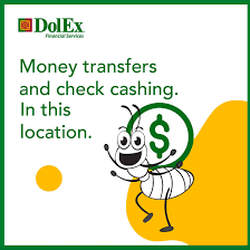 We offer money transfers!