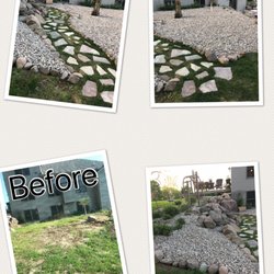 Cutting Edge Lawn Care & Landscaping - Stone & Flagstone walkway