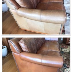 Leather Repair OC - Sun fading restored to original