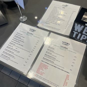 Nippon Curry Berkeley - menu - Japanese Curry Near Me - Berkeley, California