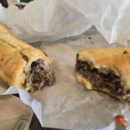 Cheesesteak,mushrooms, bell peppers, provolone Cheesesteak,mushrooms, bell peppers, provolone