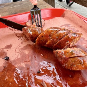 Terry Black's Barbecue - Jalapeño cheddar sausage - Barbeque Near Me - Austin, Texas
