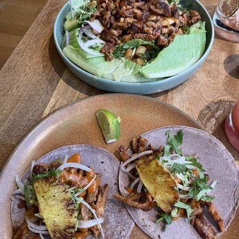 Lolita’s - Mexican Caesar salad con Pastor and Pastor tacos - Mexican Near Me - Richmond, Virginia Lolita’s - Mexican Caesar salad con Pastor and Pastor tacos - Mexican Near Me - Richmond, Virginia