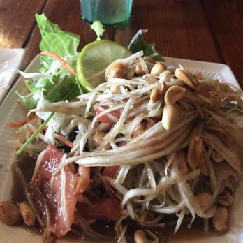 Thai Paradise - Papaya salad. Too much lime juice - Thai Near Me - Folsom, California Thai Paradise - Papaya salad. Too much lime juice - Thai Near Me - Folsom, California