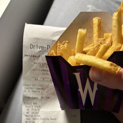 Wendy's - Wrong size fry