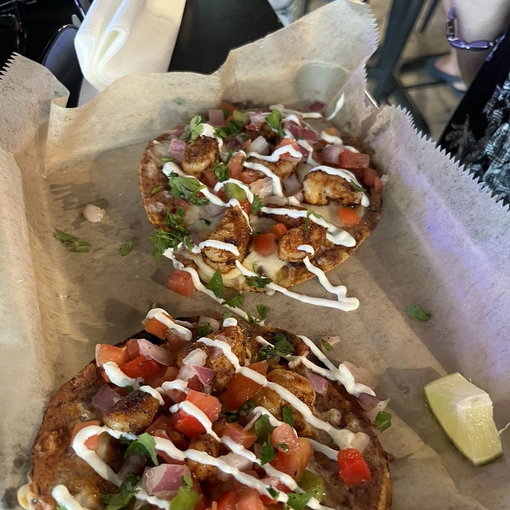 Sponge City Brewing - Shrimp tostadas - Brewpubs Near Me - Tarpon Springs, Florida
