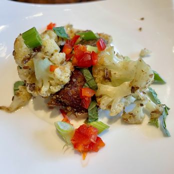 Davis Estates - Indian spiced cauliflower - Wineries Near Me - Calistoga, California