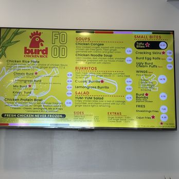 Burd Chicken Rice - Menu - Cambodian Near Me - Long Beach, California Burd Chicken Rice - Menu - Cambodian Near Me - Long Beach, California