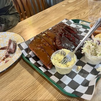 MO's Smokehouse BBQ - 12 rib slab with sides combo. - Barbeque Near Me - Pismo Beach, California MO's Smokehouse BBQ - 12 rib slab with sides combo. - Barbeque Near Me - Pismo Beach, California