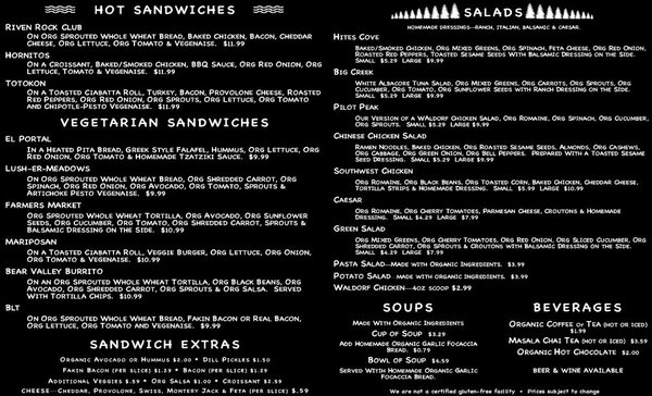 Menu photo 7 High Country Health Foods & Cafe Mariposa, CA Menu photo 7 High Country Health Foods & Cafe Mariposa, CA