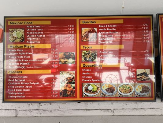 Menu photo 4 Flame's Lakewood, CA