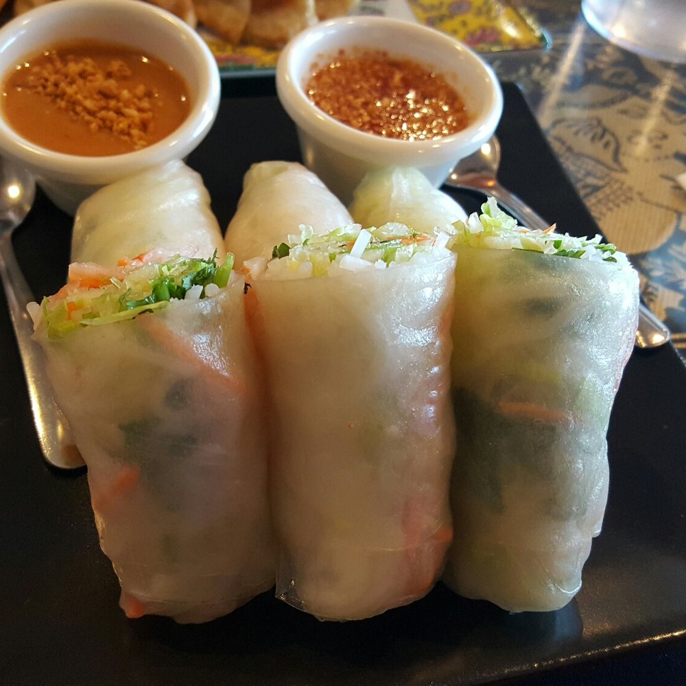 Boun Bistro - shrimp spring rolls. must get! - Thai Near Me - Fort Worth, Texas