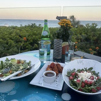Geoffrey's Malibu - Salad and Jumbo Coconut Shrimp - Seafood Near Me - Malibu, California