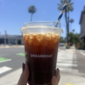 Dreamboat - Cherry cola espresso tonic - Vegan Near Me - San Diego, California Dreamboat - Cherry cola espresso tonic - Vegan Near Me - San Diego, California