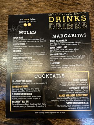Menu photo 3 3 Corners Grill & Tap - Lemont Lemont, IL