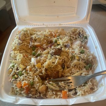 Spices Of India Kitchen - Fried rice with bug - Indian Near Me - Irving, Texas Spices Of India Kitchen - Fried rice with bug - Indian Near Me - Irving, Texas