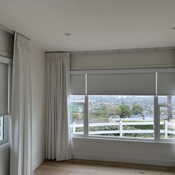 Ocean Shades & Drapery - Our bedroom (room darkening shades & drapes - Shades & Blinds Near Me Ocean Shades & Drapery - Our bedroom (room darkening shades & drapes - Shades & Blinds Near Me