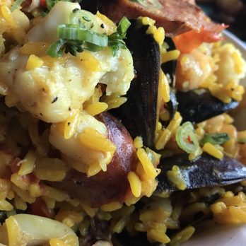 Cha Cha Cha - Seafood paella. Bomb! - Caribbean Near Me - San Francisco, California