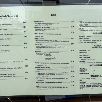 La Estrella - Menu - Mexican Near Me - Fort Bragg, California