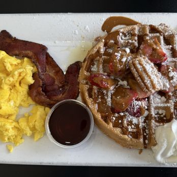 The Maple Bar Cafe - Mexican waffle combo - Breakfast & Brunch Near Me - Suisun City, California