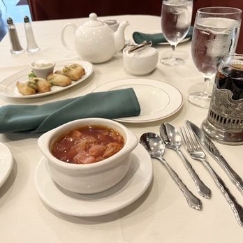 Russian Tea Time - Borscht and piroshkis with house tea - Russian Near Me - Chicago, Illinois