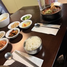 Spicy short rib and bulgogi soup! Spicy short rib and bulgogi soup!