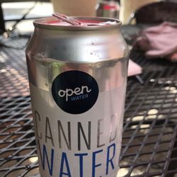 Mendon Street Kitchen - Yes. Canned water! They explained how they searched to bring this in to cut back on plastic waste.