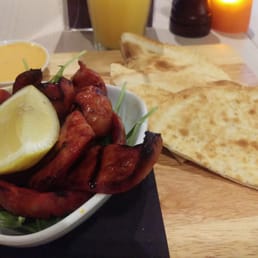 Chorizo and flatbread