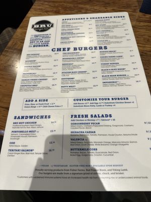Menu photo 7 BRU Burger Bar - Carmel Carmel, IN Menu photo 7 BRU Burger Bar - Carmel Carmel, IN