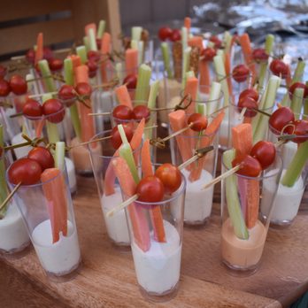 Zena's Table Catering - Veggies Shots - Caterers Near Me