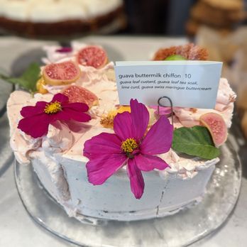 Doubting Thomas - Guava buttermilk chiffon cake - Coffee & Tea Near Me - Los Angeles, California Doubting Thomas - Guava buttermilk chiffon cake - Coffee & Tea Near Me - Los Angeles, California