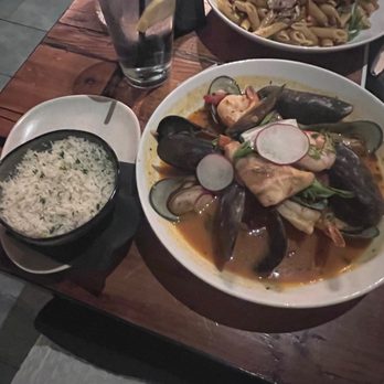 Ashling Kitchen and Bar - This is seafood stew - New American Near Me - Crofton, Maryland Ashling Kitchen and Bar - This is seafood stew - New American Near Me - Crofton, Maryland