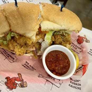 Smashin Crab - Shrimp Po Boy - Seafood Near Me - San Antonio, Texas Smashin Crab - Shrimp Po Boy - Seafood Near Me - San Antonio, Texas