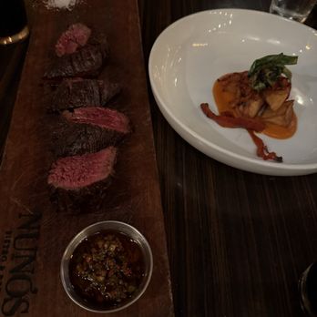 Nunos Bistro & Bar - Hanger steak, good steak - Modern European Near Me - Upland, California Nunos Bistro & Bar - Hanger steak, good steak - Modern European Near Me - Upland, California