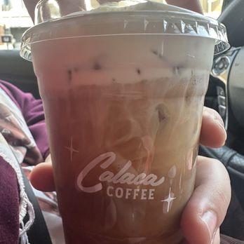 Calaca Coffee - Cafe de olla con pistachio cold foam - Cafes Near Me - Crockett, California