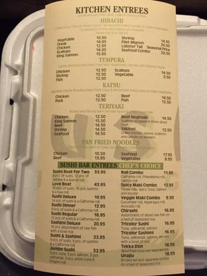 Menu photo 8 Sushi House & Grill Jacksonville, FL