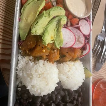Hook Fish at Proof Lab Beer Garden - Poke plate - Seafood Near Me - Mill Valley, California