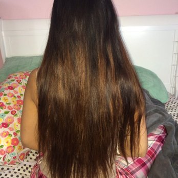 Simple Hair - This is before Vy's amazing work... - Hair Salons Near Me - Milpitas, California