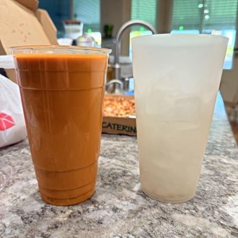 Baanthai Cuisine - Large Thai Tea - Thai Near Me - Yuba City, California