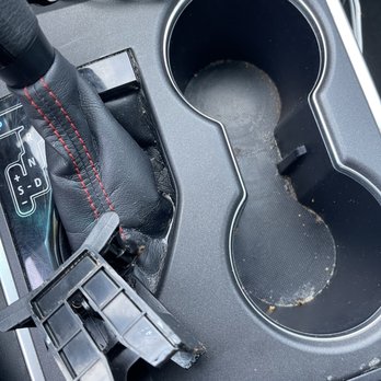 Woodman Car Wash - Cup holder divider was left off and gear shift has liquid puddles.. also not cleaned. - Car Wash Near Me - Arleta, California Woodman Car Wash - Cup holder divider was left off and gear shift has liquid puddles.. also not cleaned. - Car Wash Near Me - Arleta, California