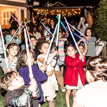 Enchanted Characters - Rey keeping All the kids active during Jefi Training. - Party Characters Near Me