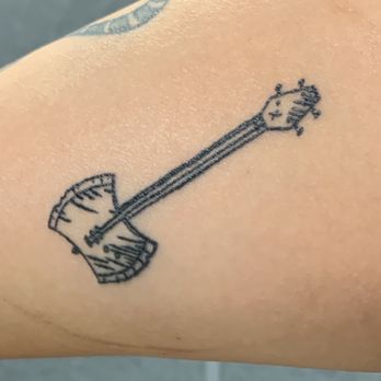 Ease Your Mind Tattoo Studio - marcelines guitar from adventure time - Tattoo Near Me - Van Nuys, California Ease Your Mind Tattoo Studio - marcelines guitar from adventure time - Tattoo Near Me - Van Nuys, California
